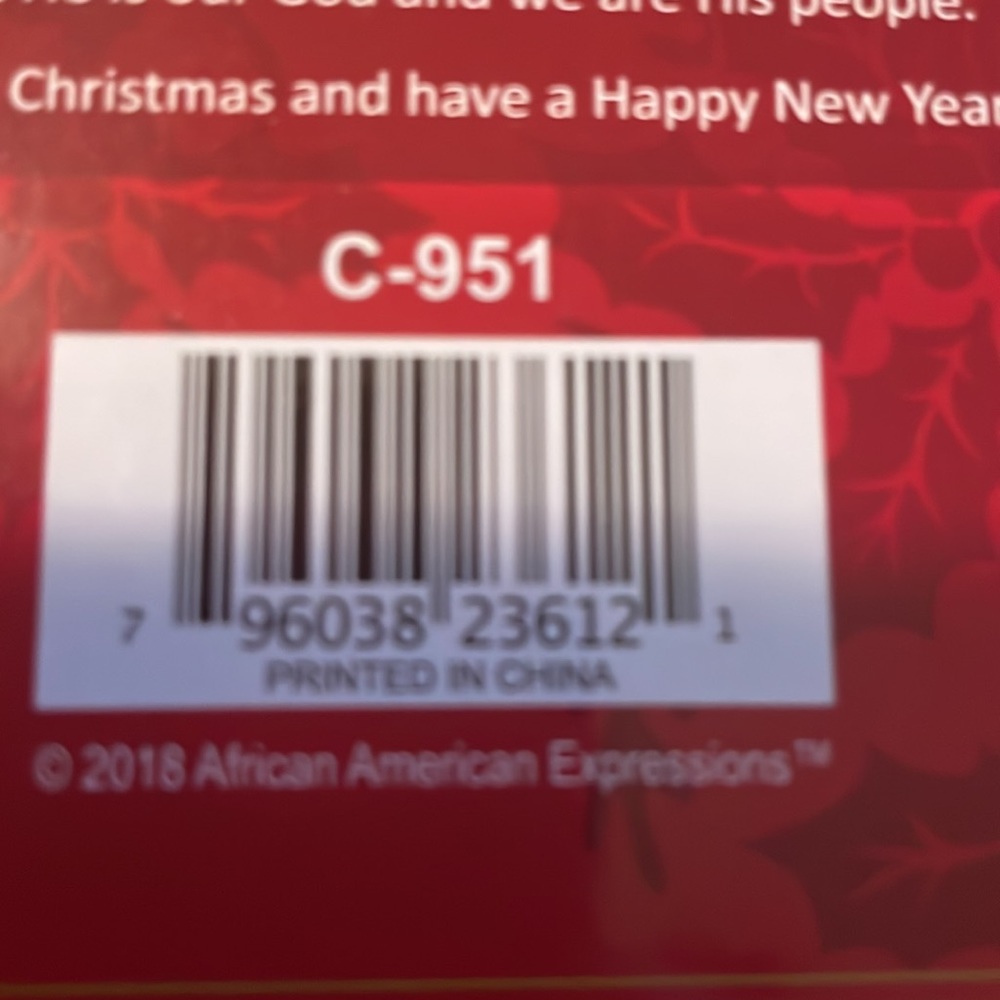 15 African-American “Rejoice in the Lord”Christmas cards - Picture 3 of 3
